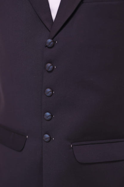Navy waist coat shawl lapel with pant