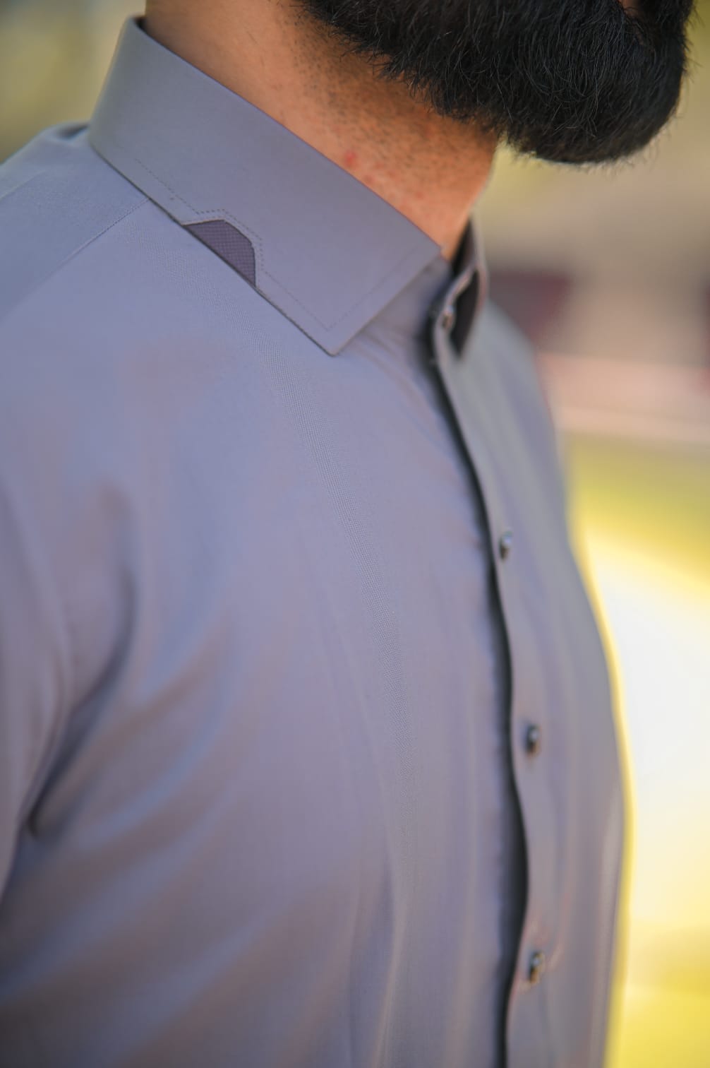 Gray shalwar kameez decent design