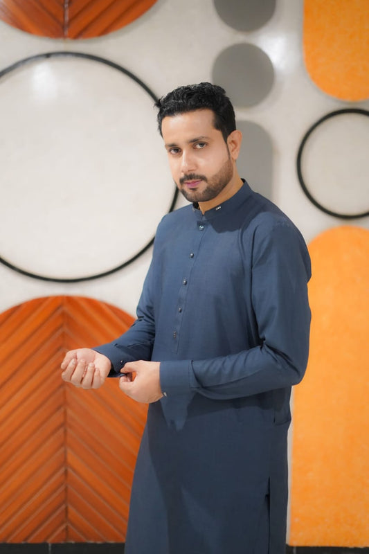 Navy mood shalwar kameez design