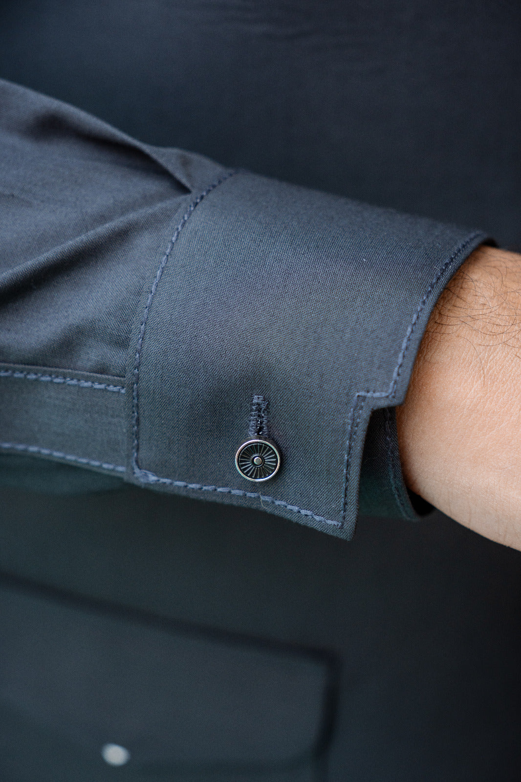 Grey waist coat + kameez shalwar design